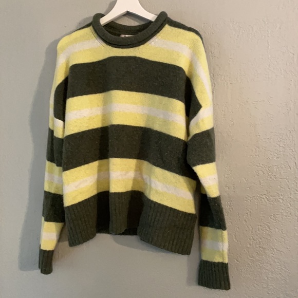 Madewell Striped Fulton Pullover Sweater - Picture 3 of 11